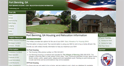 Desktop Screenshot of fortbenninghousing.com